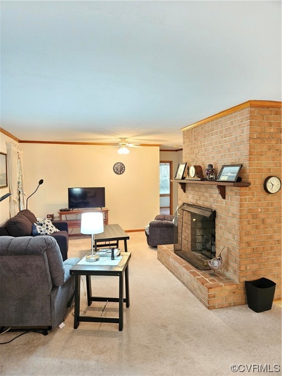 446 Hideaway Point Road Topping, VA 23169 - Photo 12 of 22 a living room with furniture and a fireplace