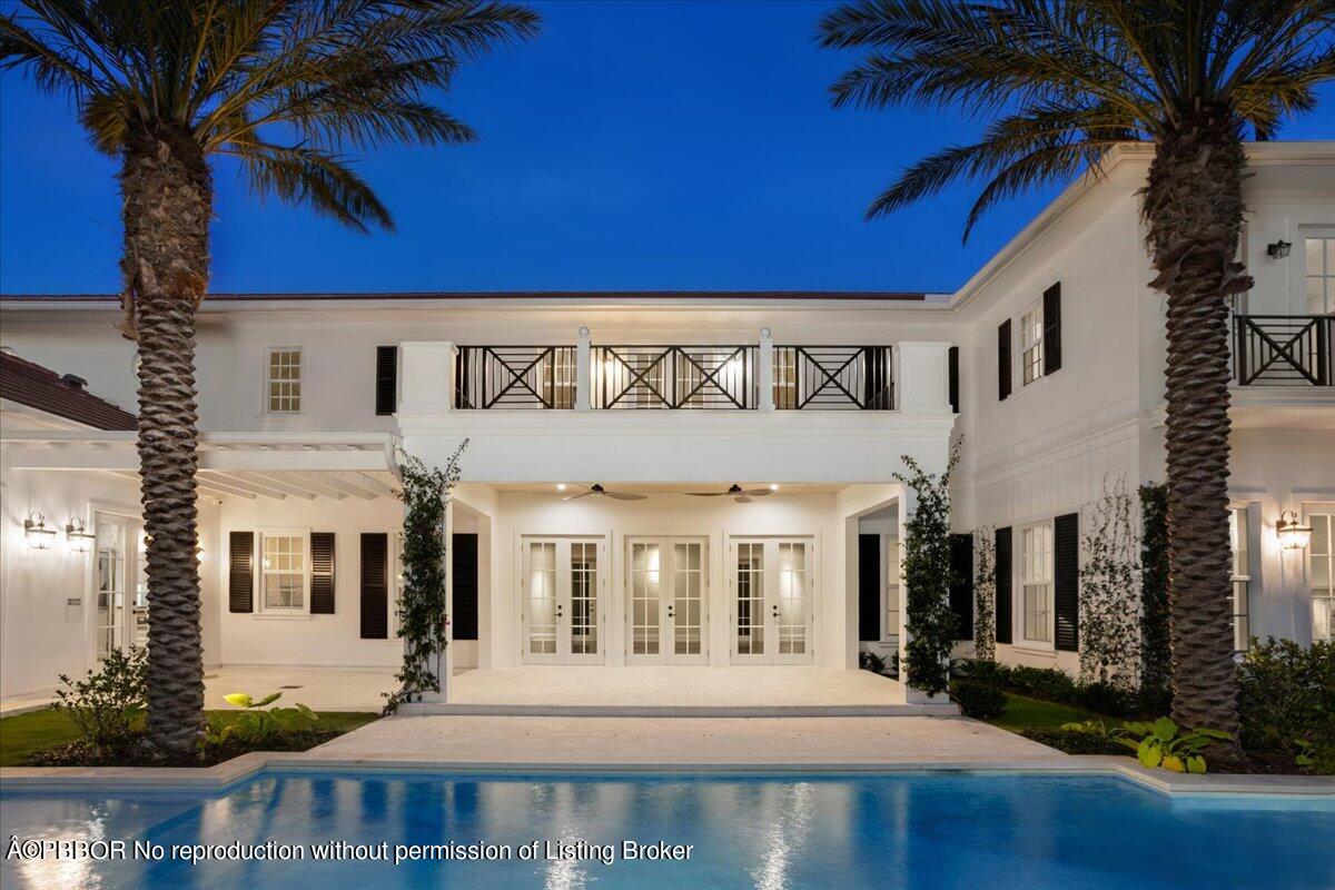 130 Algoma Road Palm Beach, FL 33480 - Photo 6 of 64 Rear Elevation