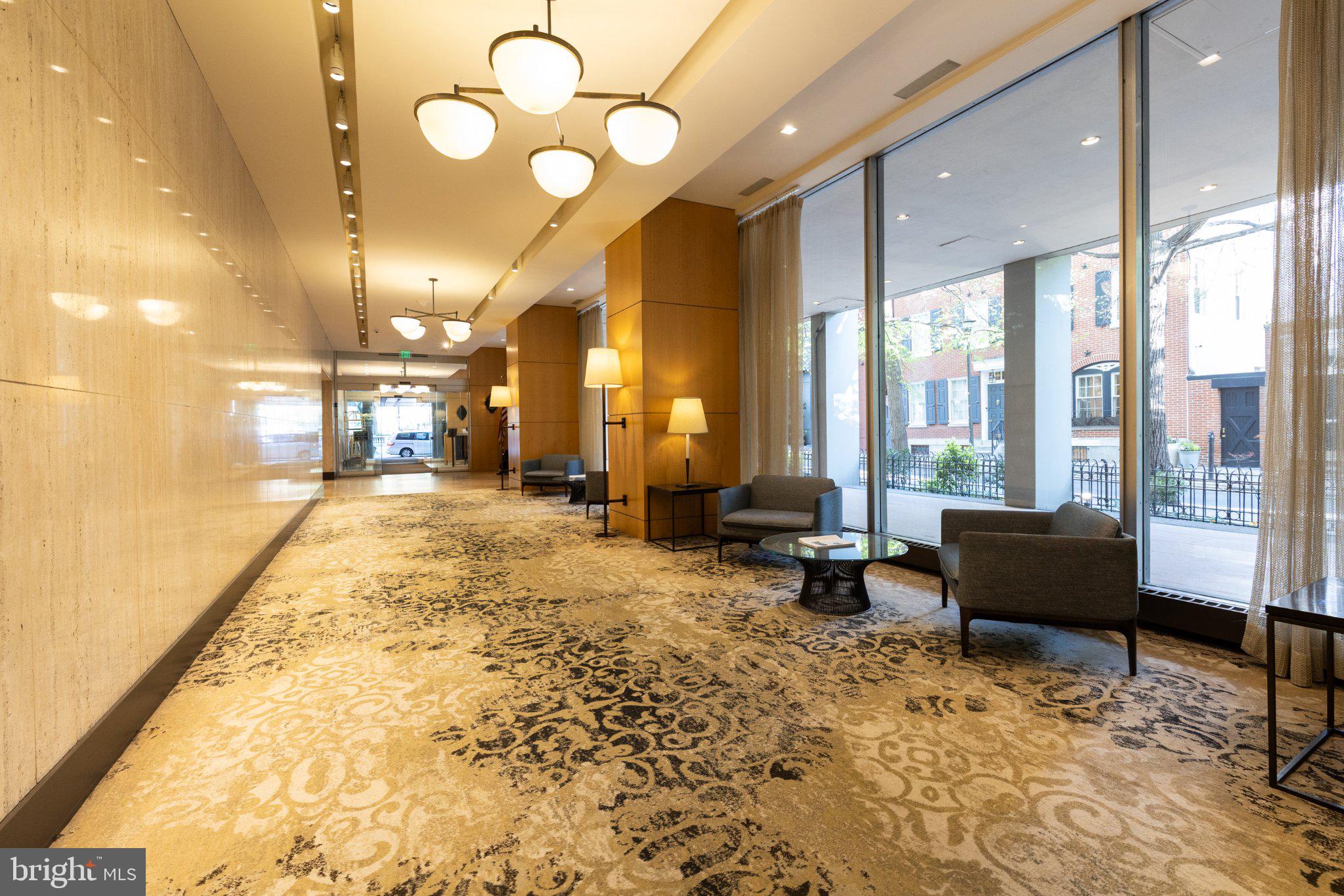224 West Rittenhouse Square, Unit 1704 Philadelphia, PA 19103 - Photo 21 of 23 Elegant lobby with modern design.