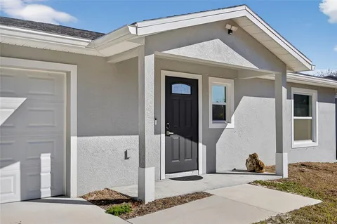 a view of a front door and small space