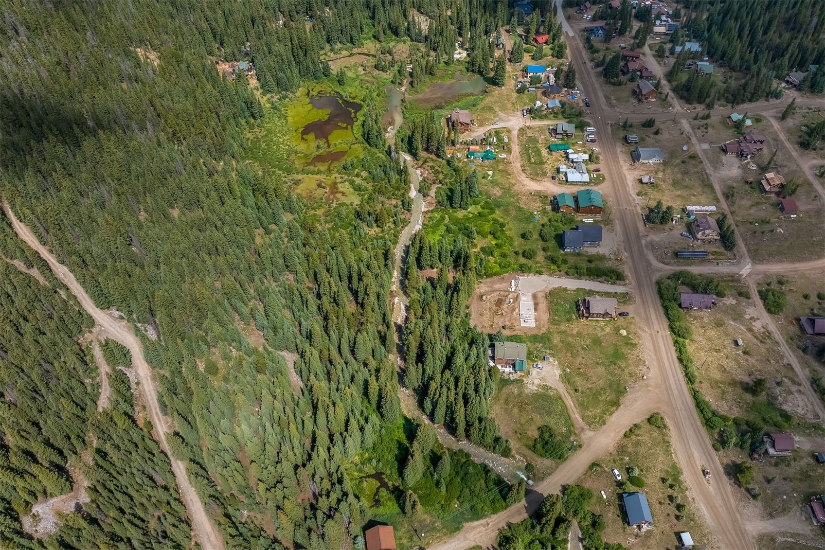 5400 Montezuma Road Montezuma, CO 80435 - Photo 25 of 31 an aerial view of a residential houses