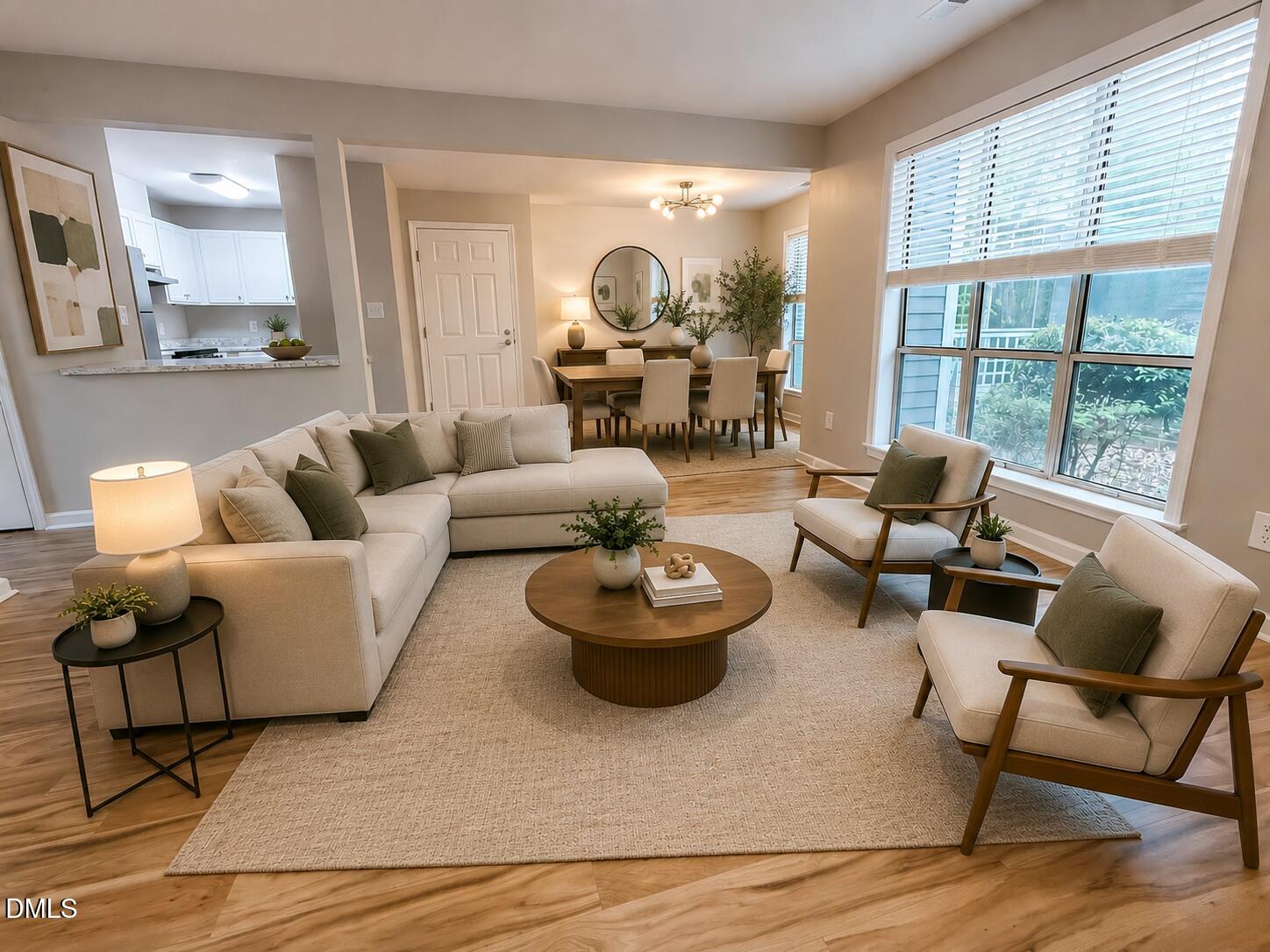 4120 Sedgewood Drive, Unit 106 Raleigh, NC 27612 - Photo 9 of 40 Living Room Virtual Stage Scene 2