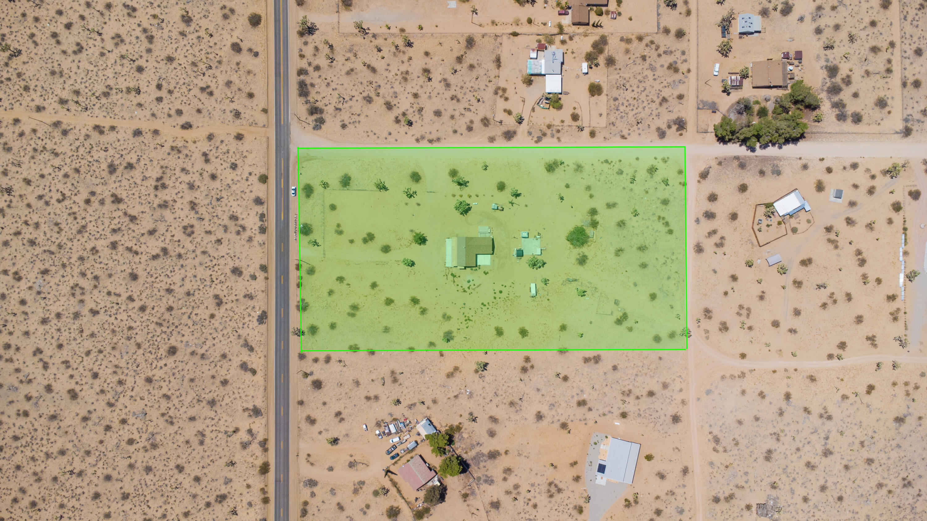 58522 Reche Road Landers, CA 92285 - Photo 16 of 57 58522 Reche Rd Drone Lines-12