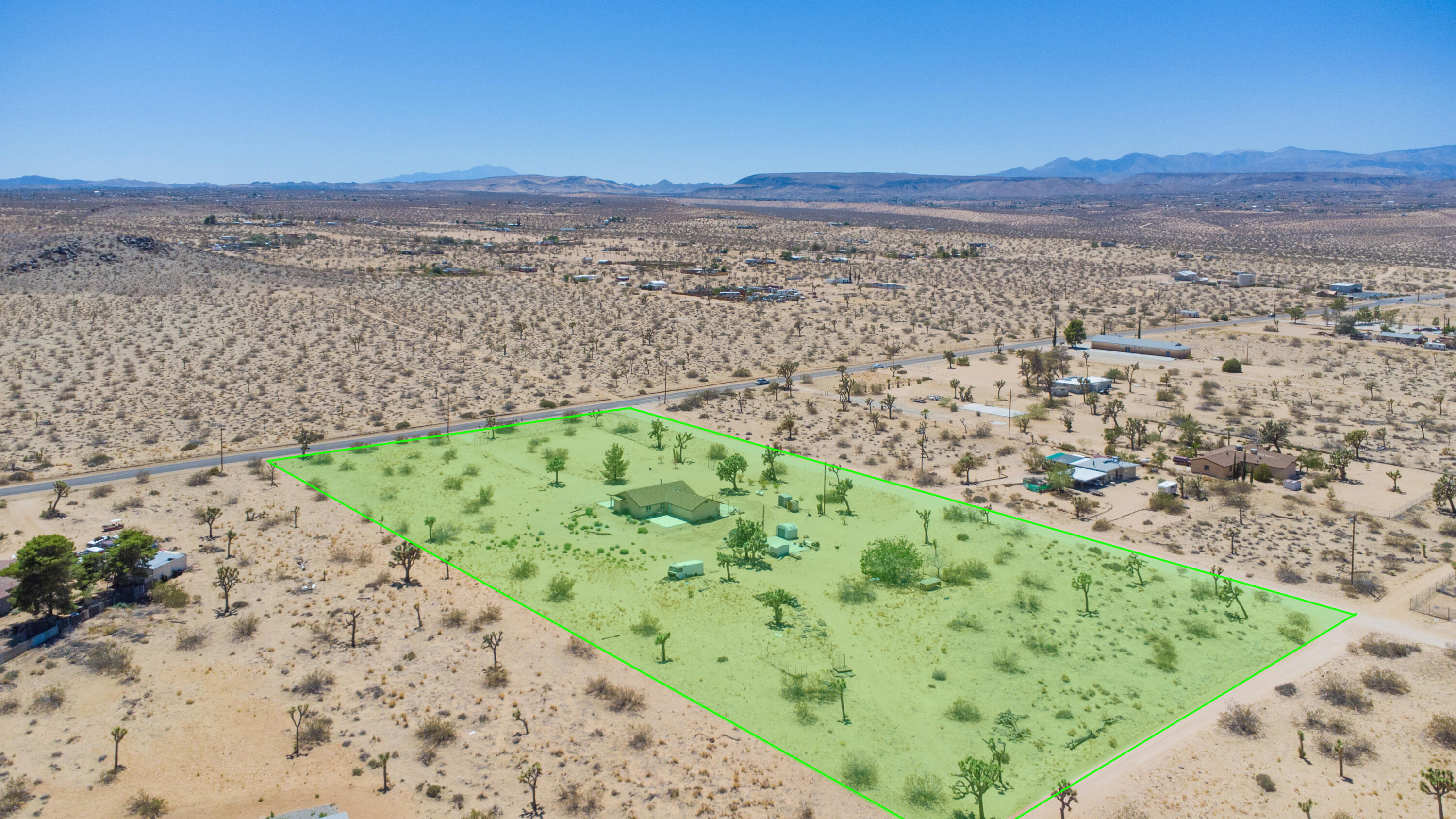 58522 Reche Road Landers, CA 92285 - Photo 18 of 57 58522 Reche Rd Drone Lines-7