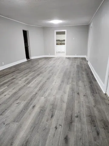 wooden floor in a room