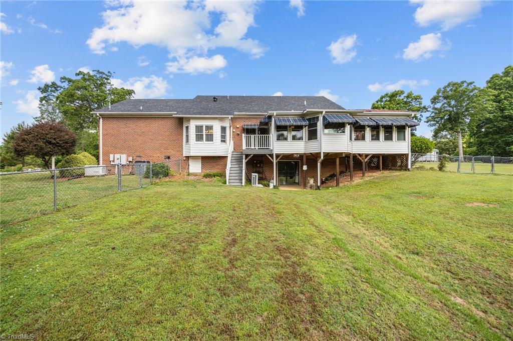 4024 Rural Retreat Road Burlington, NC 27215 - Photo 5 of 50 Rear View showing fenced area