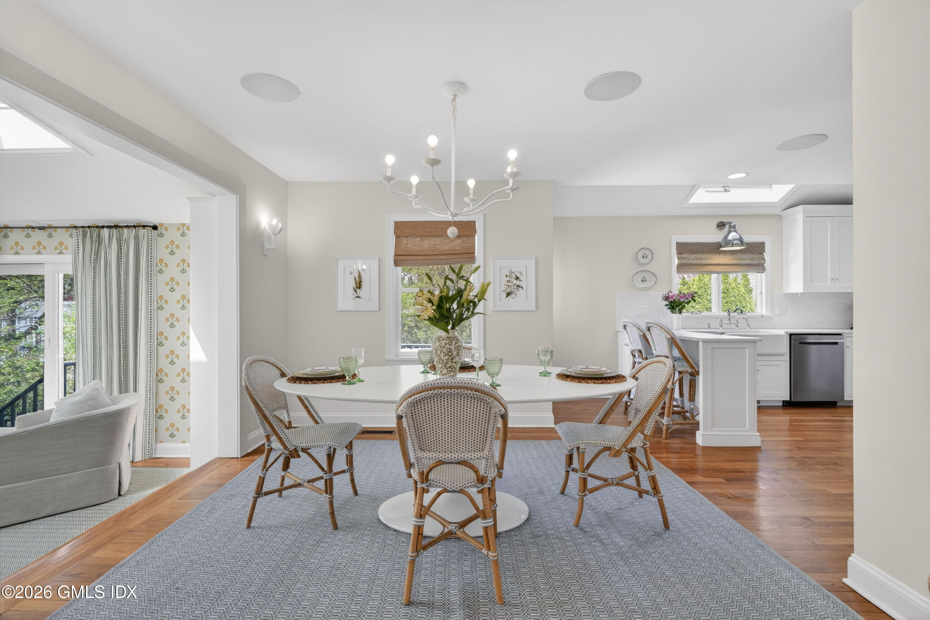 20 Ridge Road Cos Cob, CT 06807 - Photo 9 of 36 a view of a dining room with furniture and window