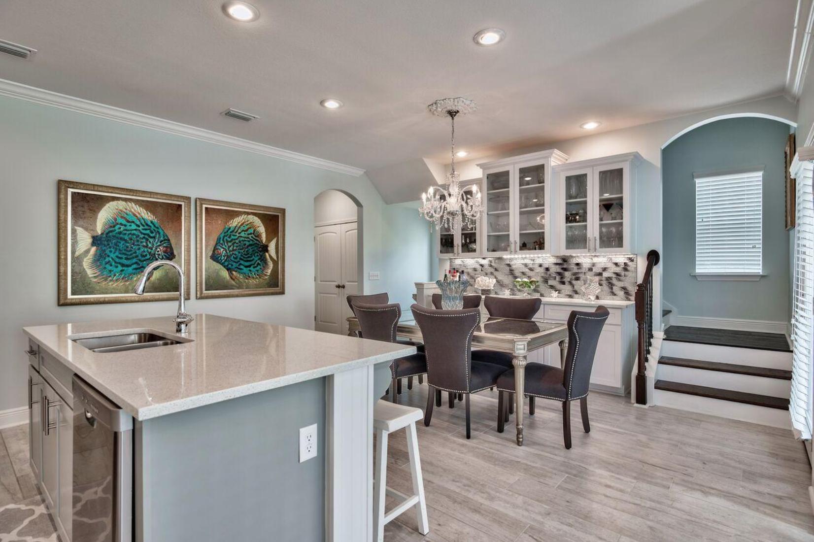 66 Sandpine Loop Inlet Beach, FL 32461 - Photo 13 of 41 a view of a dining room with furniture window and outside view