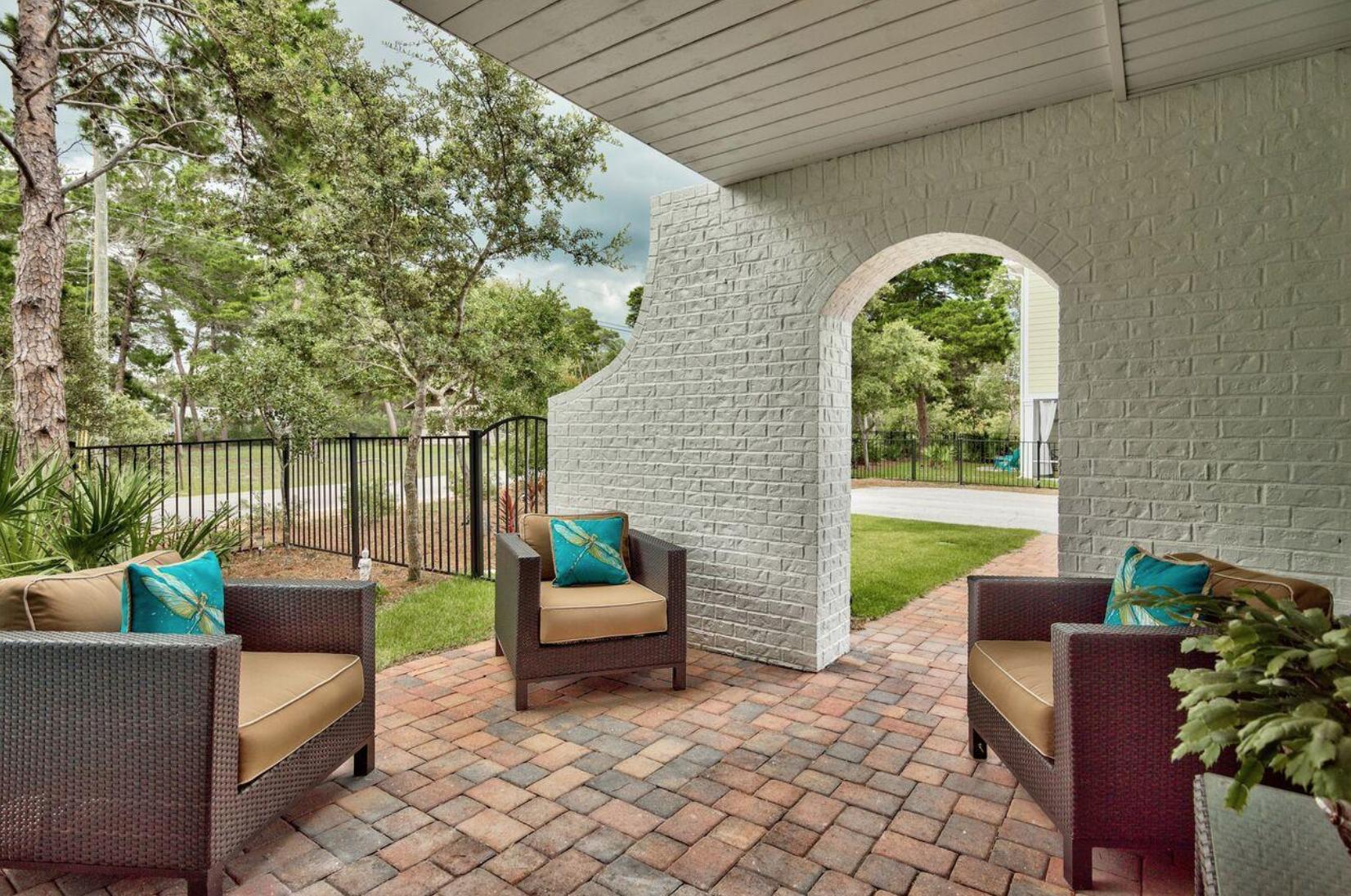 66 Sandpine Loop Inlet Beach, FL 32461 - Photo 17 of 41 a outdoor living space with furniture and garden view