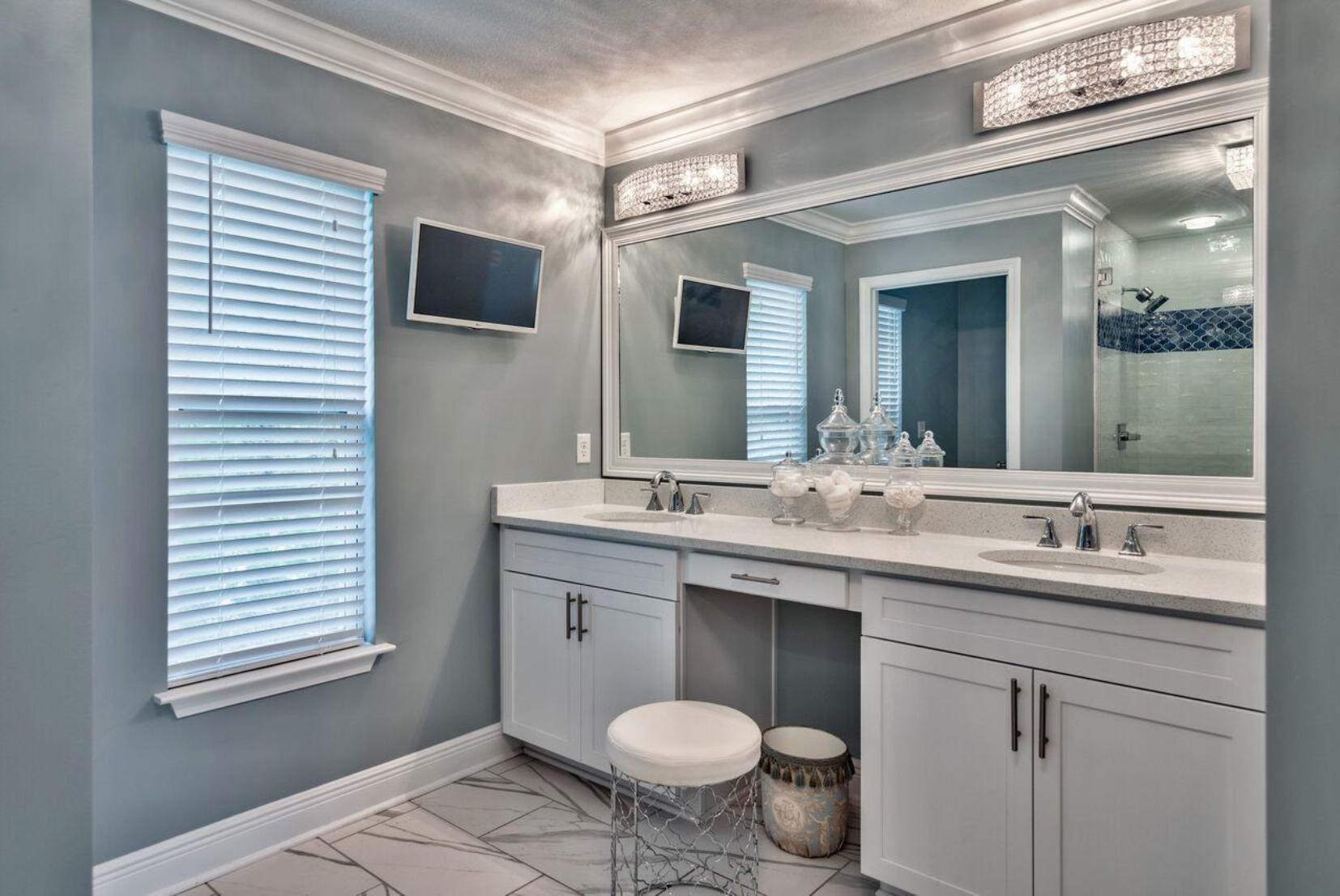 66 Sandpine Loop Inlet Beach, FL 32461 - Photo 29 of 41 a bathroom with a toilet sink and mirror