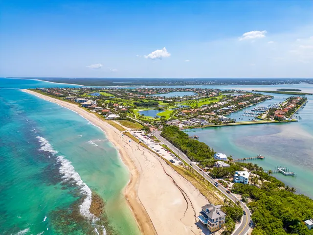 a view of a city and an ocean view