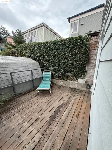 a view of outdoor space and deck