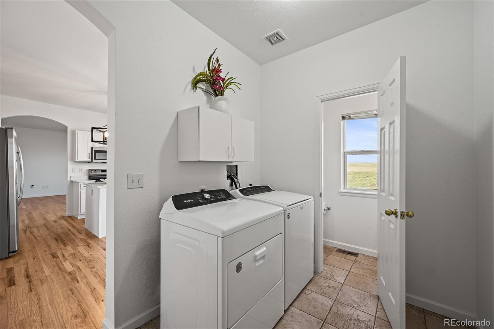 7498 Patrick Trail Elizabeth, CO 80107 - Photo 28 of 45 a view of a storage and utility room with a window