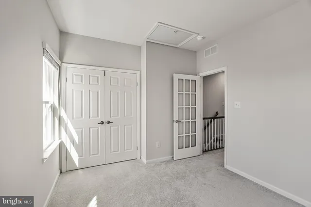 a view of empty room