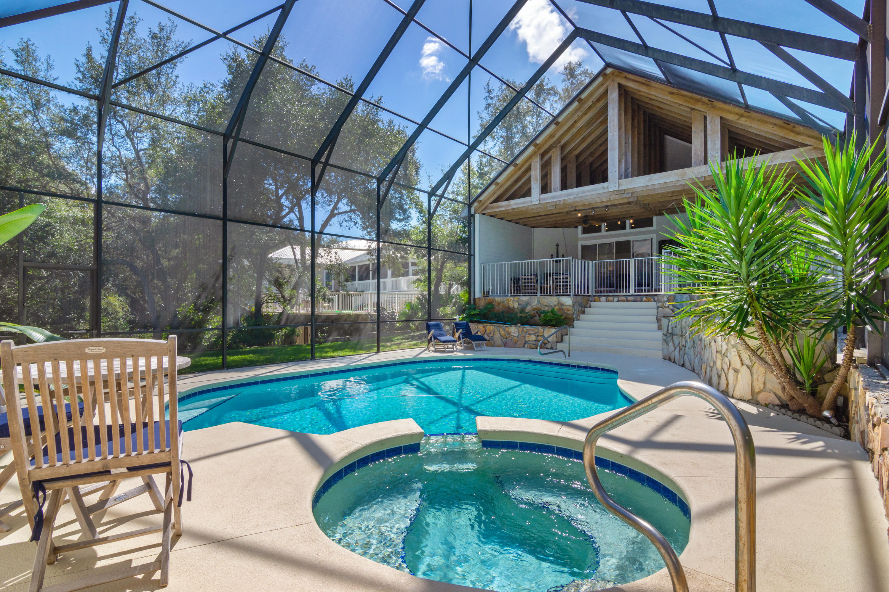 376 Seabreeze Circle Inlet Beach, FL 32461 - Photo 2 of 58 a view of a swimming pool with a patio