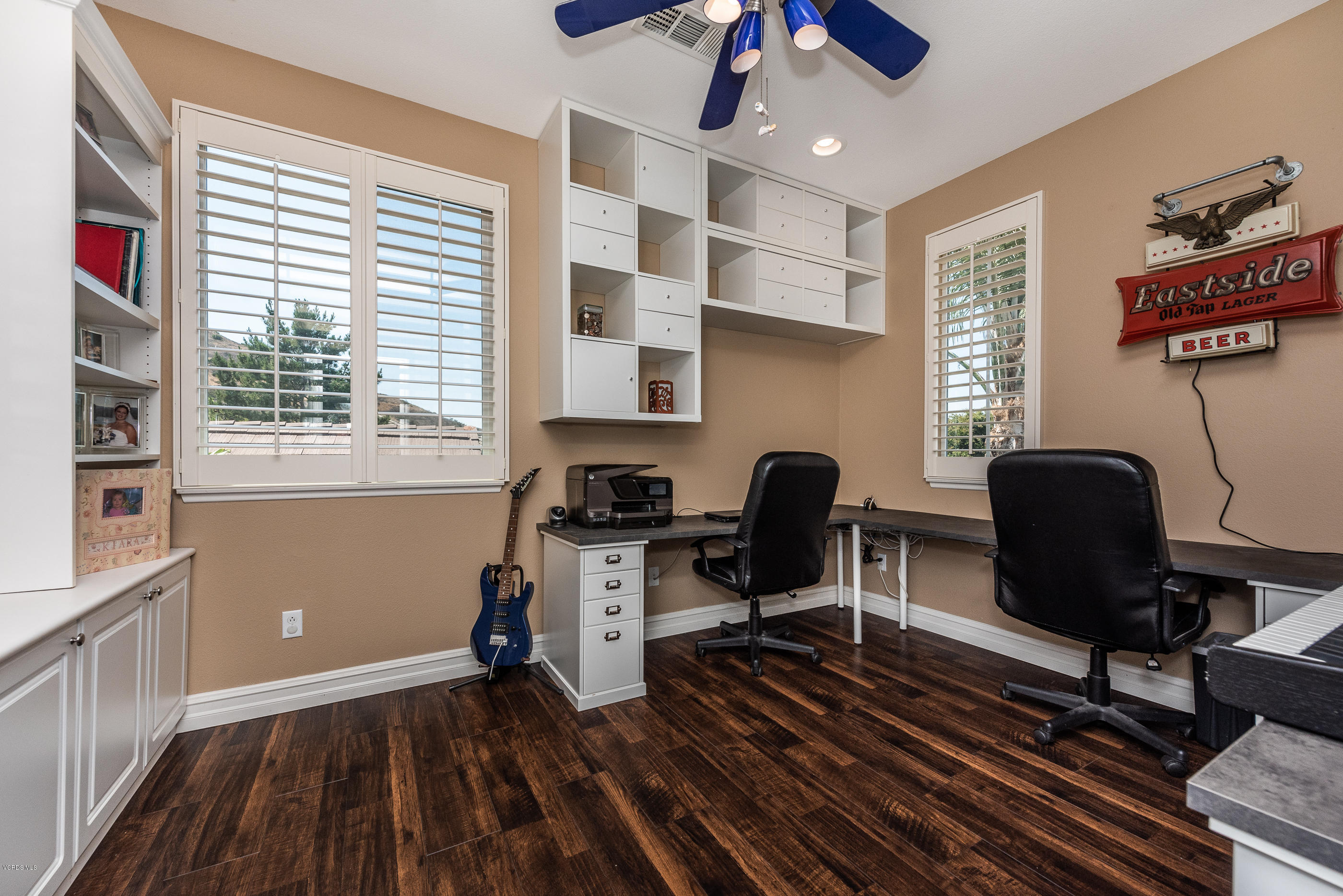 1469 Hidden Ranch Drive Simi Valley, CA 93063 - Photo 38 of 49 a view of a workspace with furniture and a window