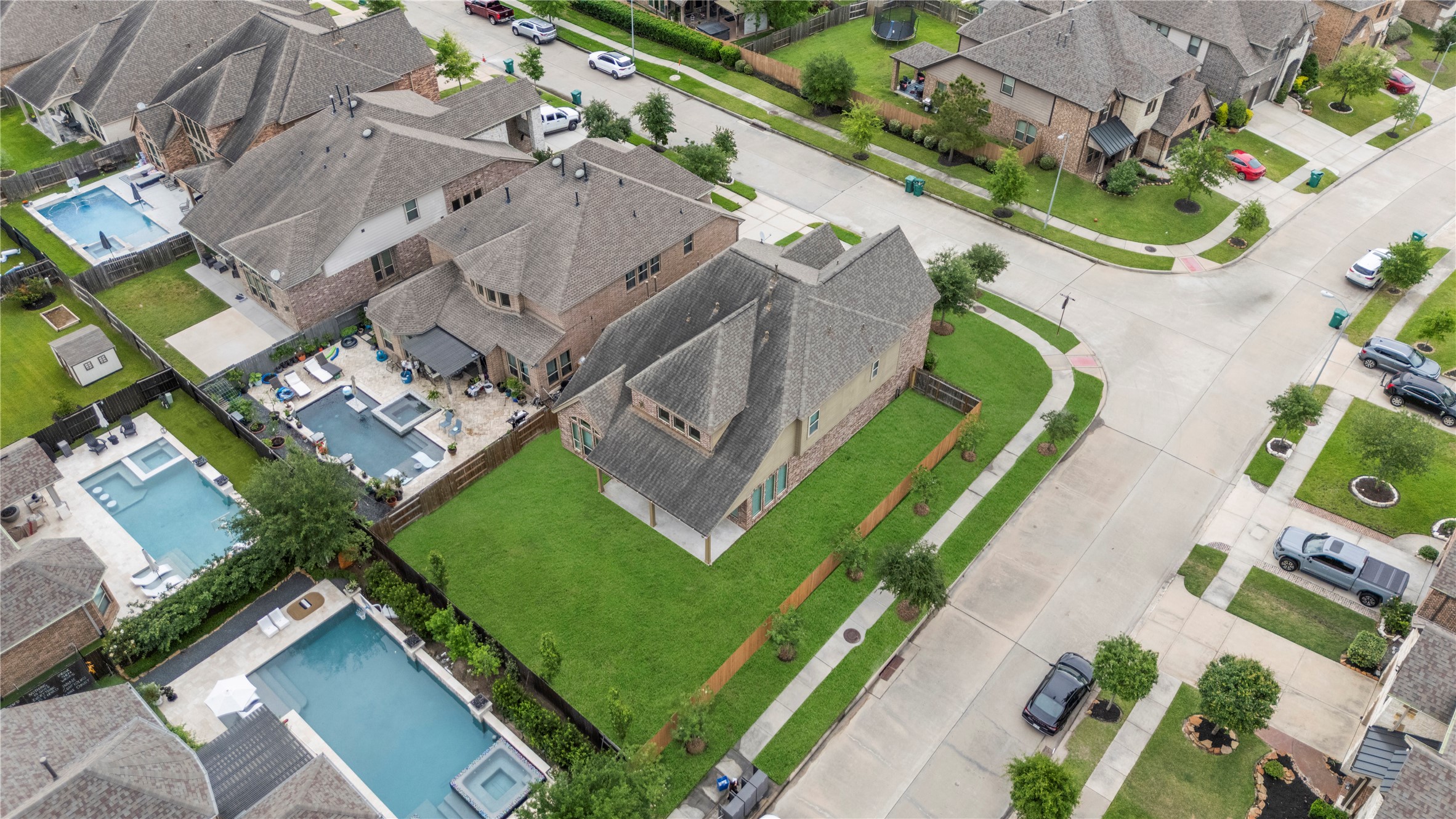 3834 Trophy Ridge Drive Spring, TX 77386 - Photo 43 of 43 an aerial view of a house