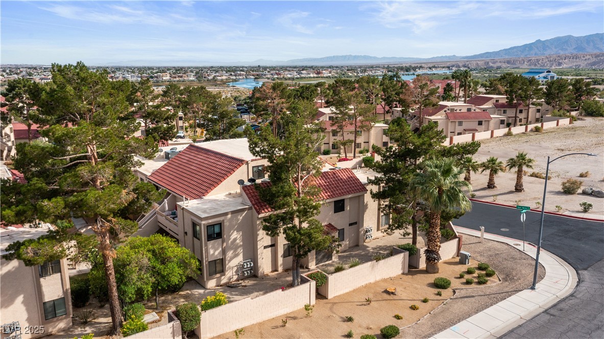 3740 Desert Marina Drive, Unit 2 Laughlin, NV 89029 - Photo 45 of 75 Aerial view of residential area with a mountainous background