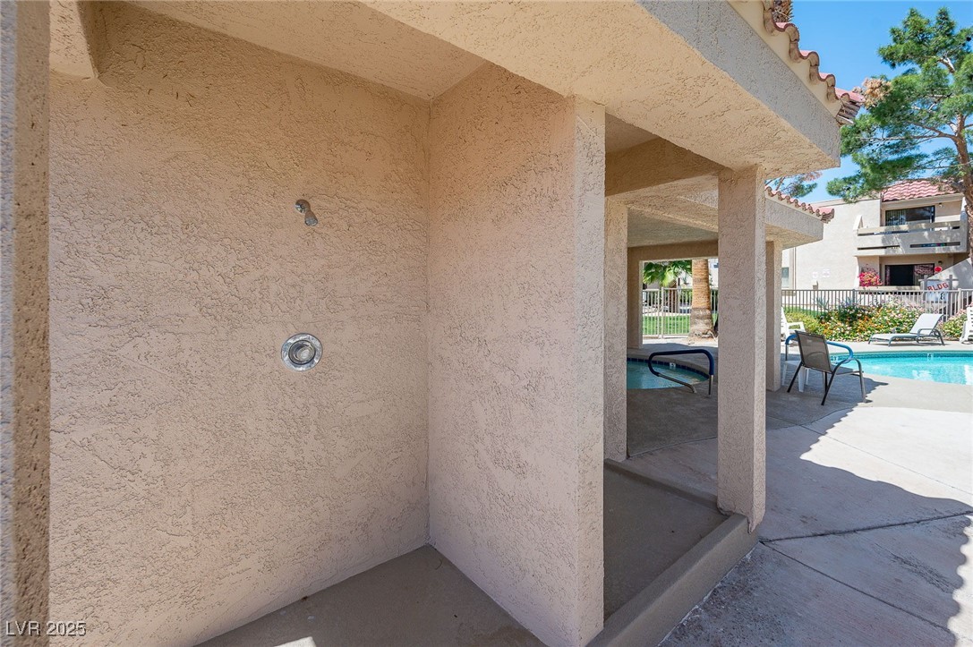 3740 Desert Marina Drive, Unit 2 Laughlin, NV 89029 - Photo 61 of 75 Pool shower at 3rd community pool