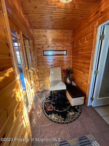 a backyard of a house