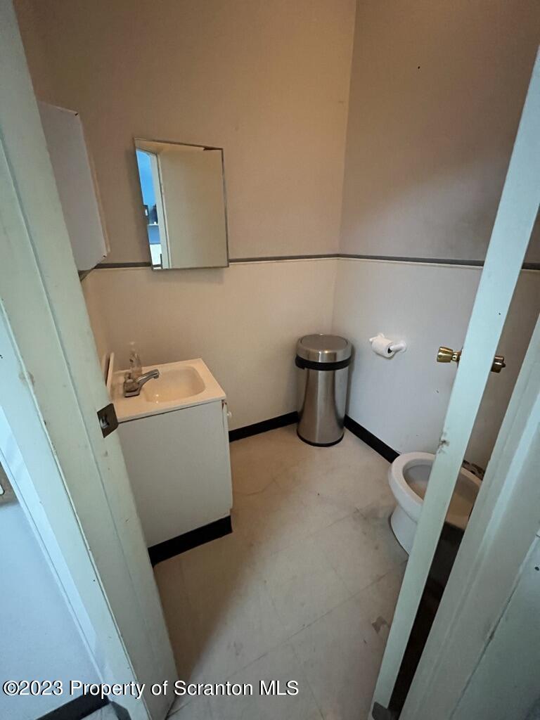 14651 Highway 858 Little Meadows, PA 18830 - Photo 45 of 51 a bathroom with a sink and a toilet