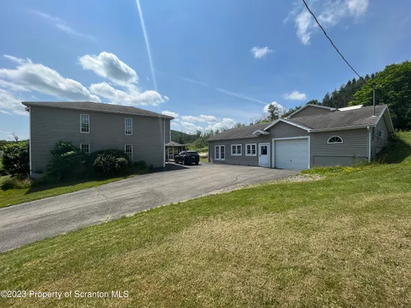 a view of a water fountain