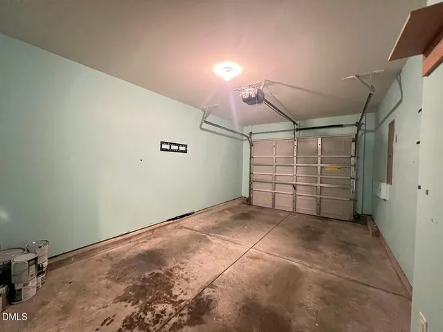 a view of room and racks on the wall