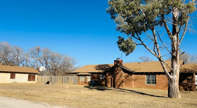 a view of a house with a snow