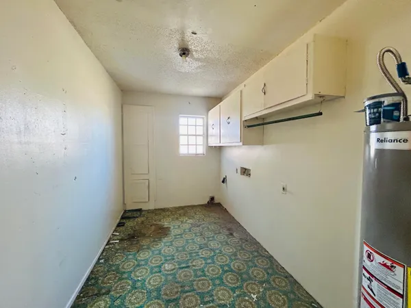 a view of hallway with window