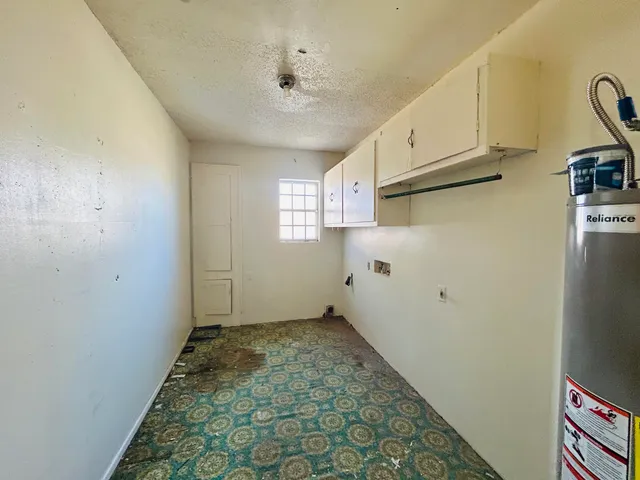 a view of hallway with window