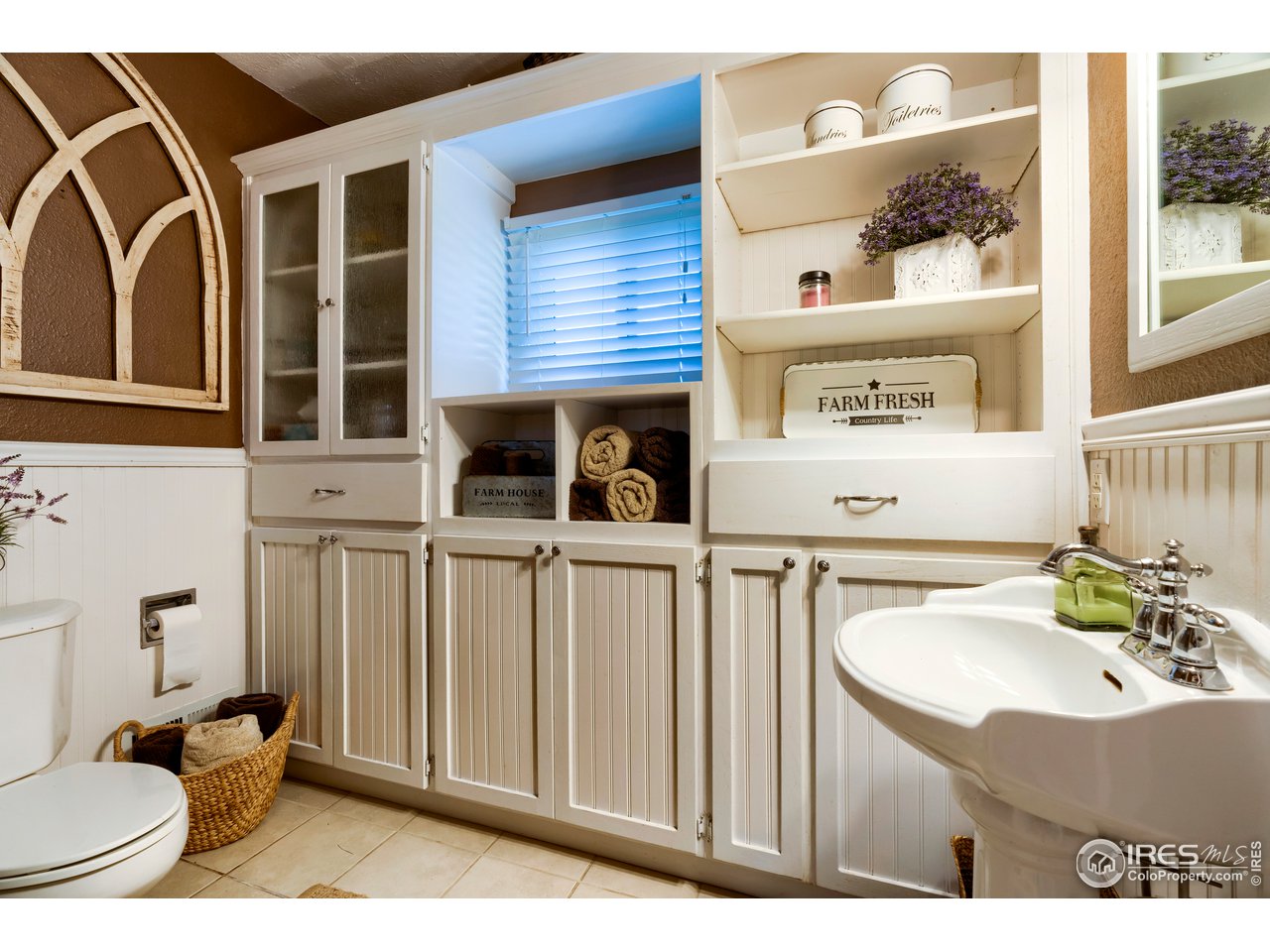 120 Carpenter Road Fort Collins, CO 80525 - Photo 23 of 40 Main Bath- Handcrafted Built-In Cabinets