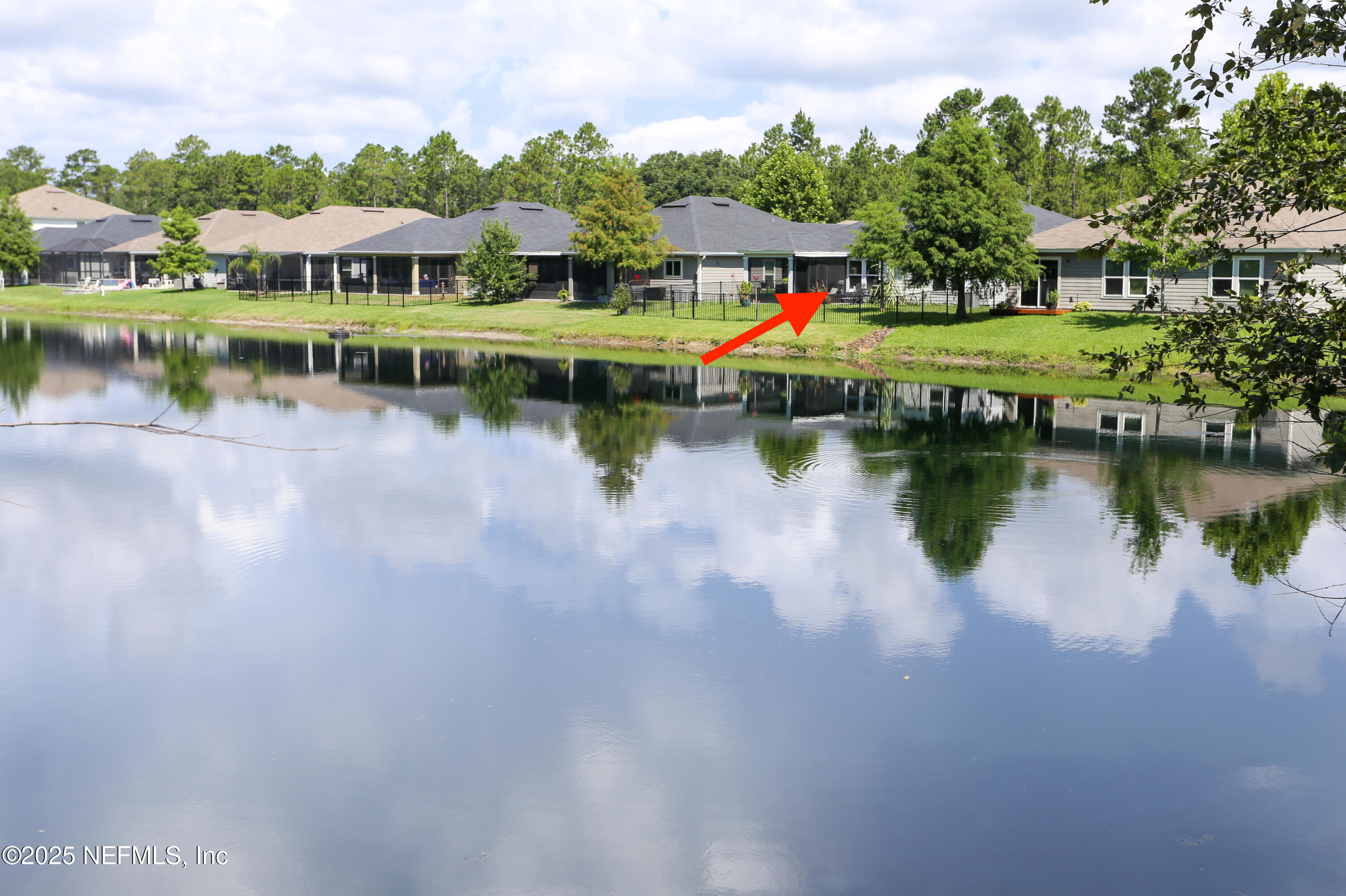 282 Orient Drive St. Augustine, FL 32092 - Photo 3 of 26 View from lake to house 6141