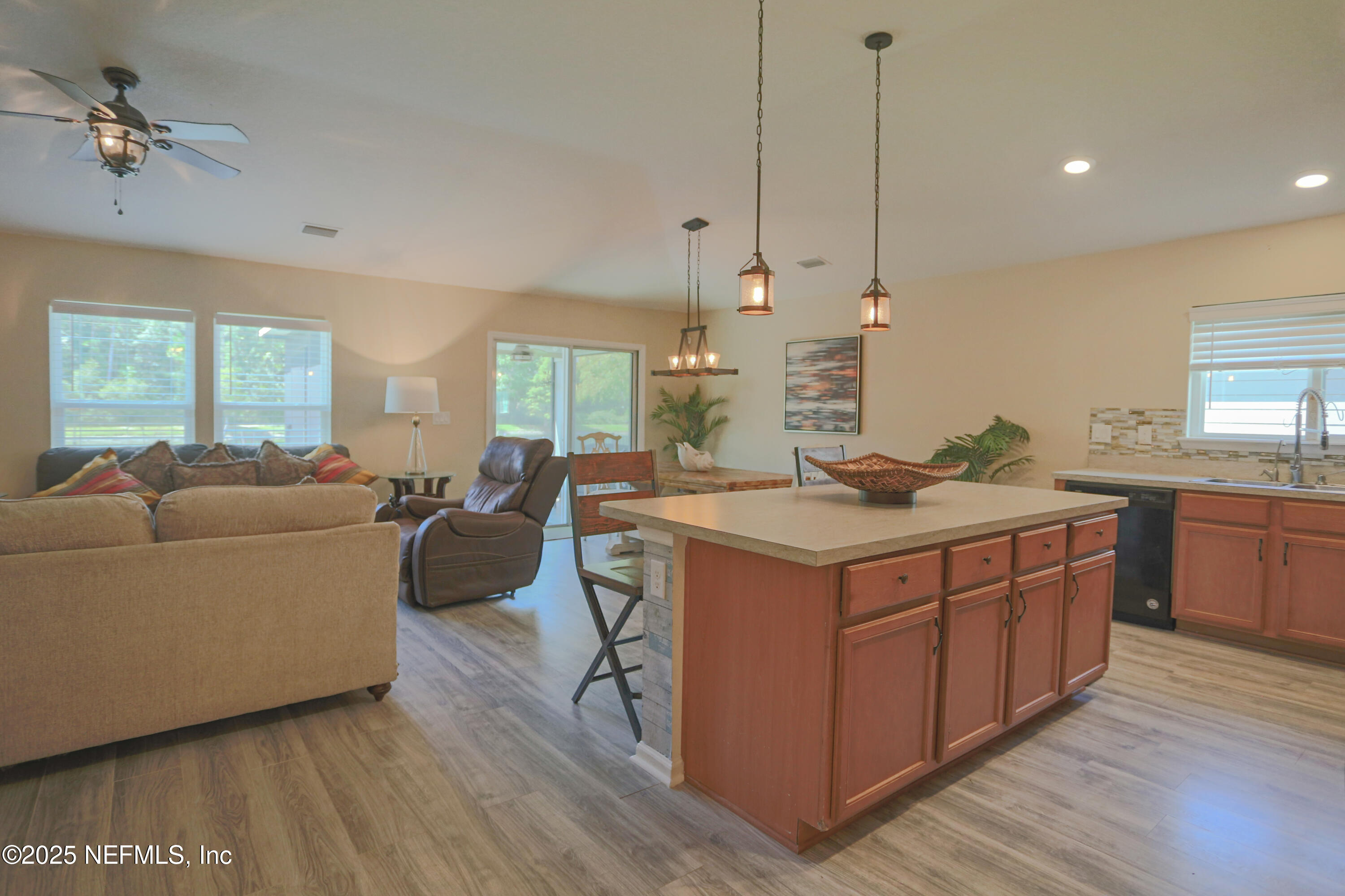 282 Orient Drive St. Augustine, FL 32092 - Photo 8 of 26 IMG_6146 Kitchen Island Back of Living a