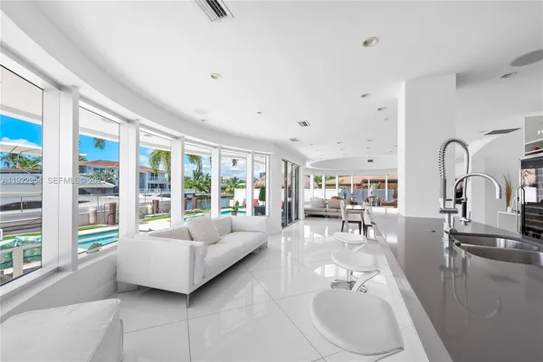 a view of a chairs with table in front of it