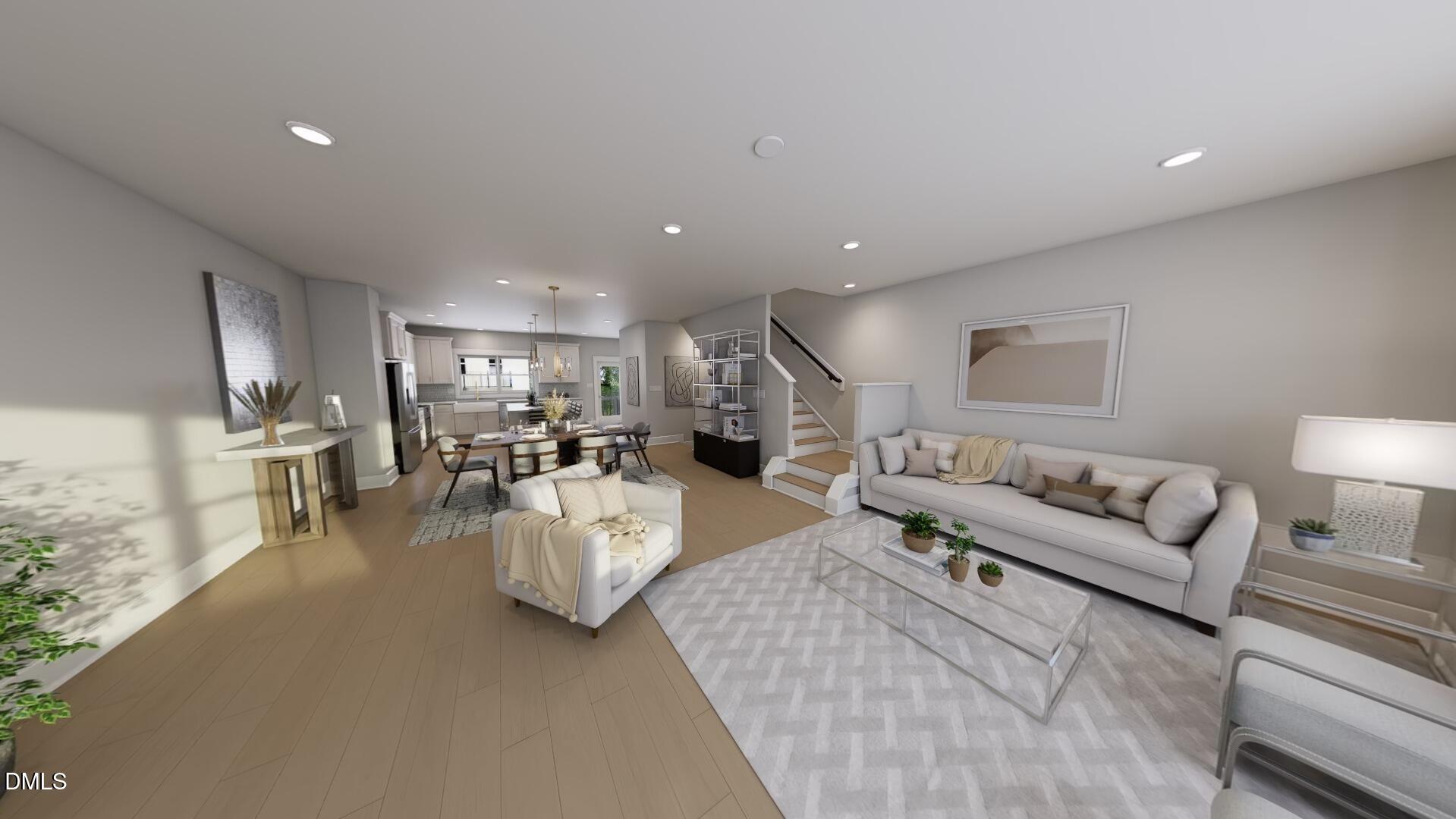 2411 Adrift Road Fuquay-Varina, NC 27526 - Photo 8 of 37 a living room with furniture and a table