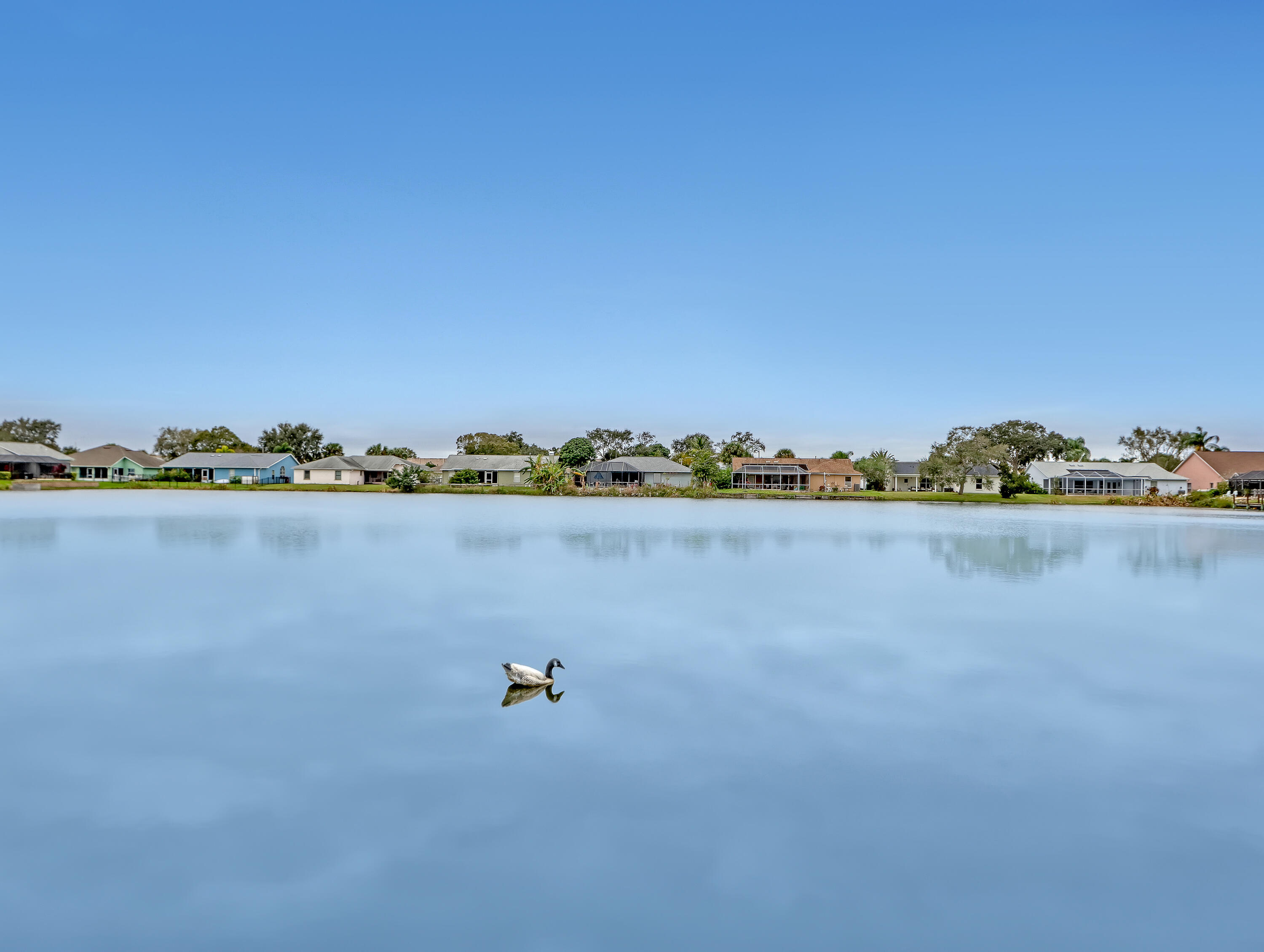 920 Turtle Pond Way Melbourne, FL 32940 - Photo 3 of 53 a view of a lake with houses in the back