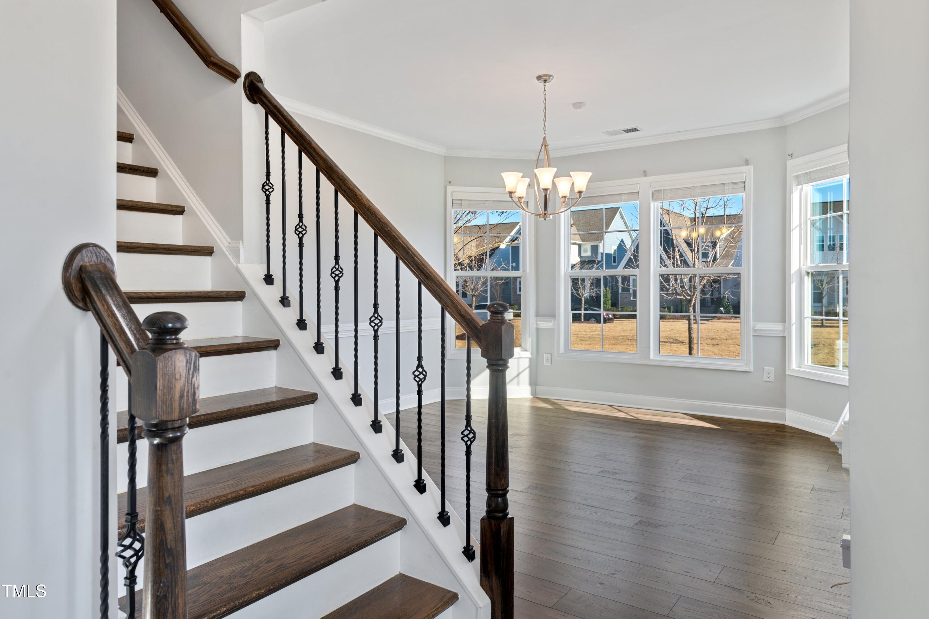 5501 Advancing Avenue Raleigh, NC 27616 - Photo 19 of 56 Dining room looks out to pocket park!