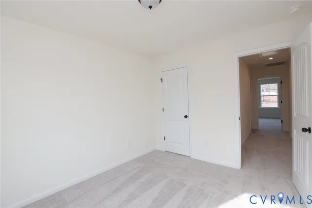 a view of an empty room