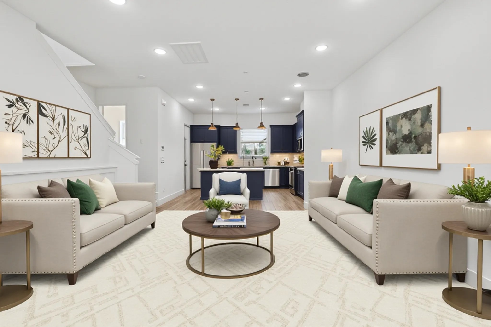 113 Milby Street Houston, TX 77003 - Photo 10 of 38 a living room with furniture kitchen view and a table