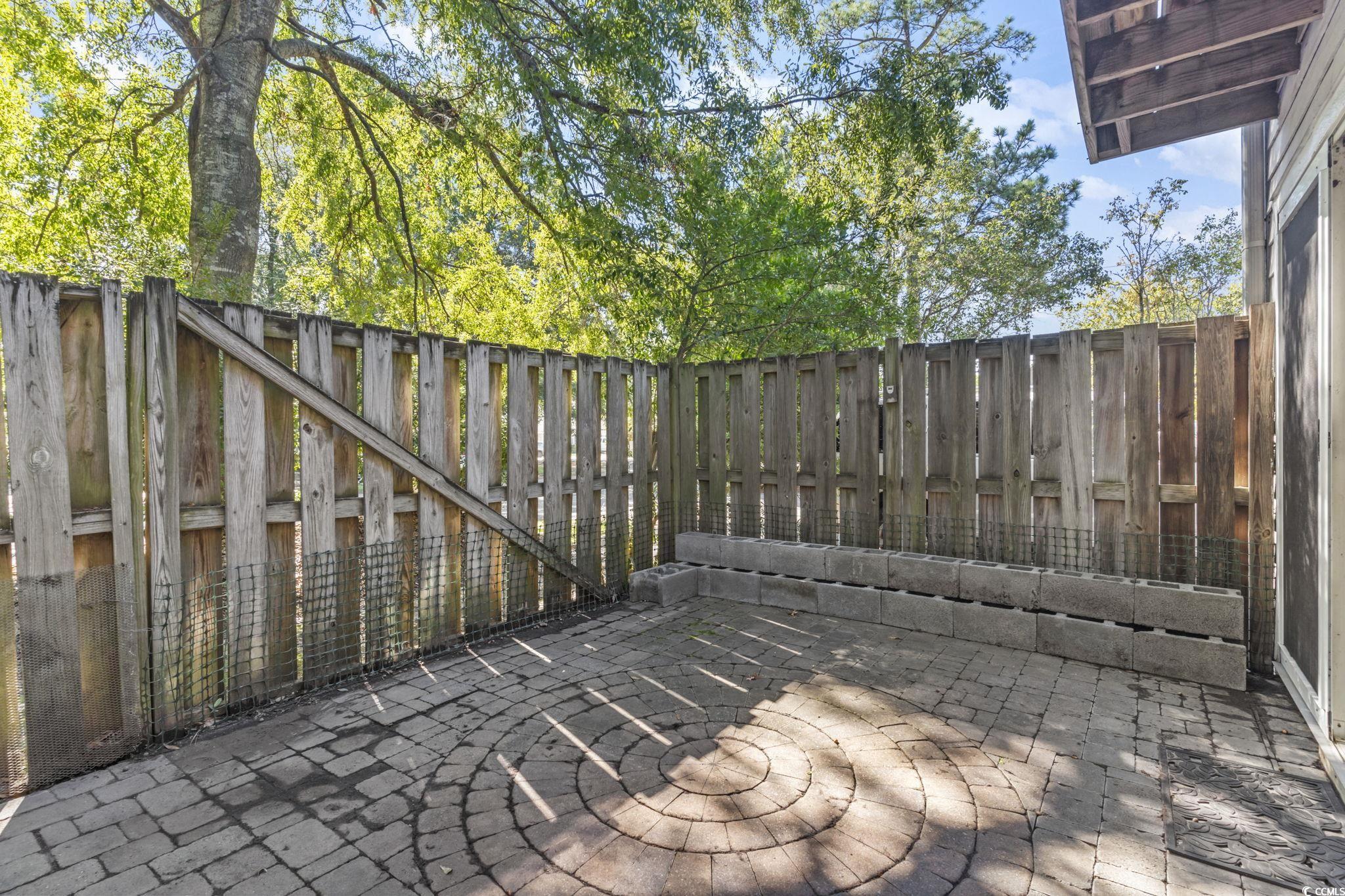 712 67th Avenue North, Unit 2A Myrtle Beach, SC 29572 - Photo 28 of 30 Fenced backyard with a patio area
