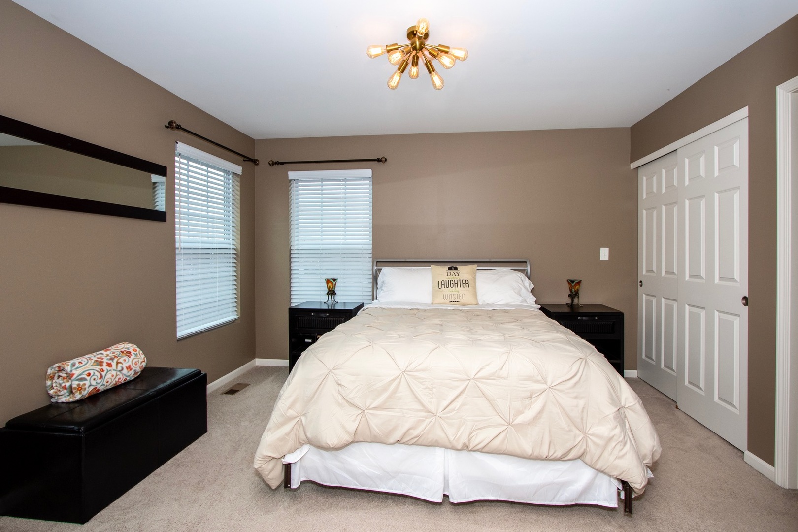10346 Kerry Ridge Court Chicago Ridge, IL 60415 - Photo 15 of 20 a bedroom with a bed and lamps