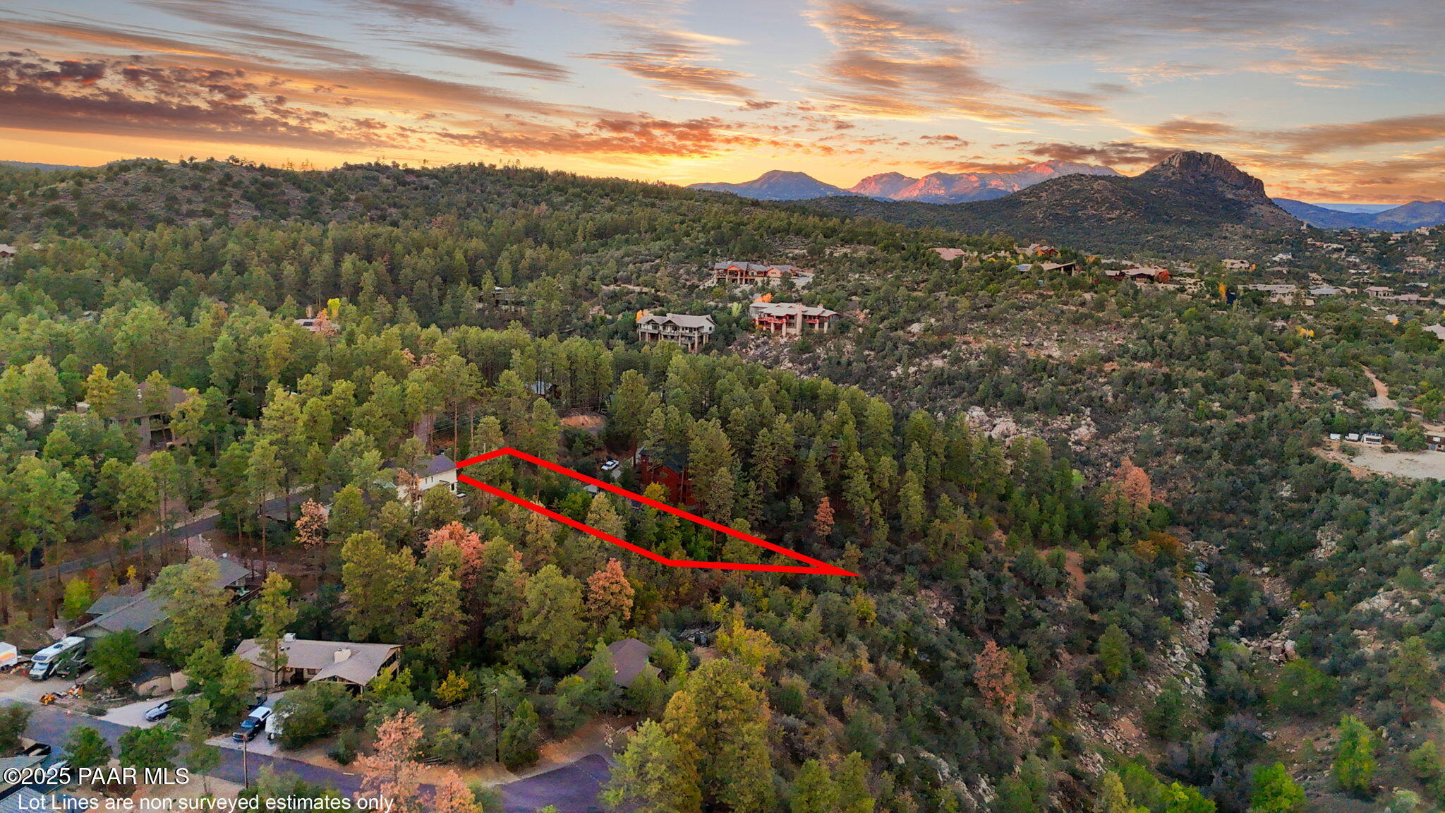 2370 West Mountain Laurel Road Prescott, AZ 86303 - Photo 12 of 12 a view of a city with a mountain