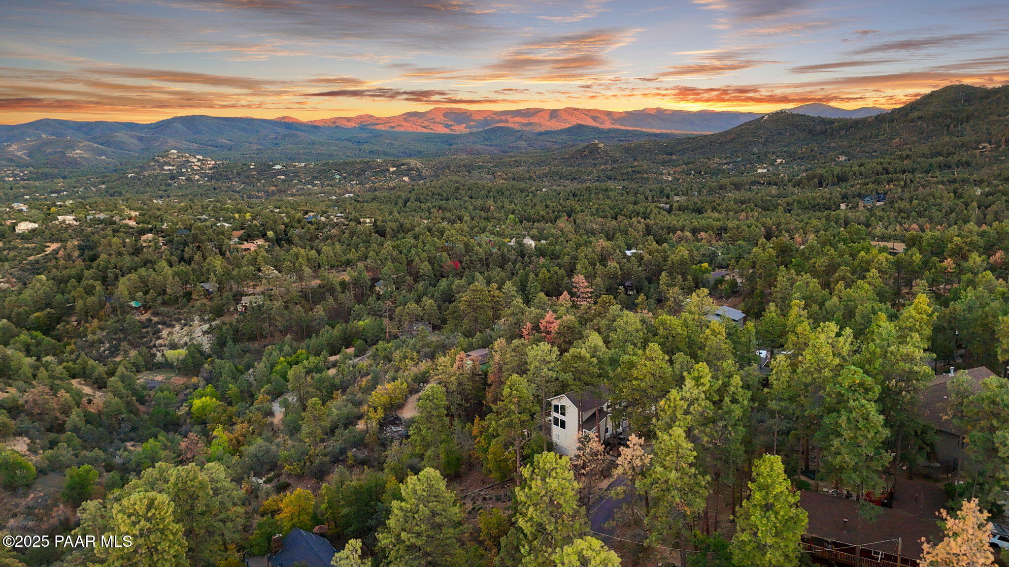 2370 West Mountain Laurel Road Prescott, AZ 86303 - Photo 9 of 12 a view of a city with mountains in the background