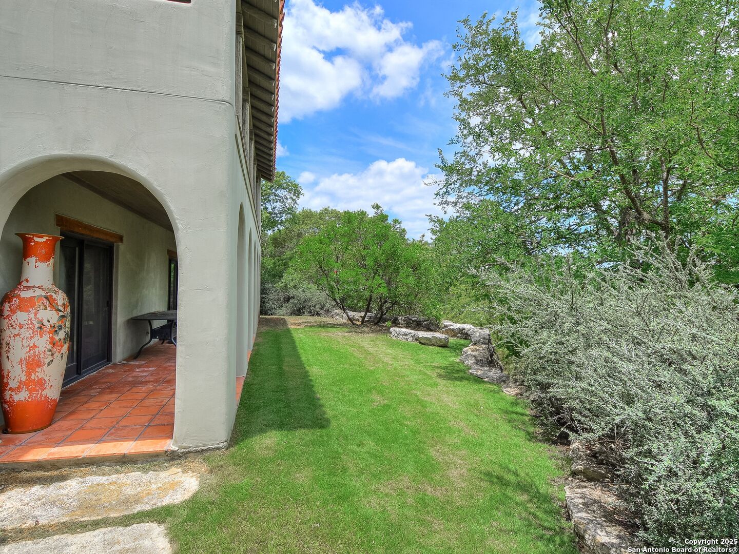 110 Axis Circle Boerne, TX 78006 - Photo 21 of 29 a view of a garden from a porch