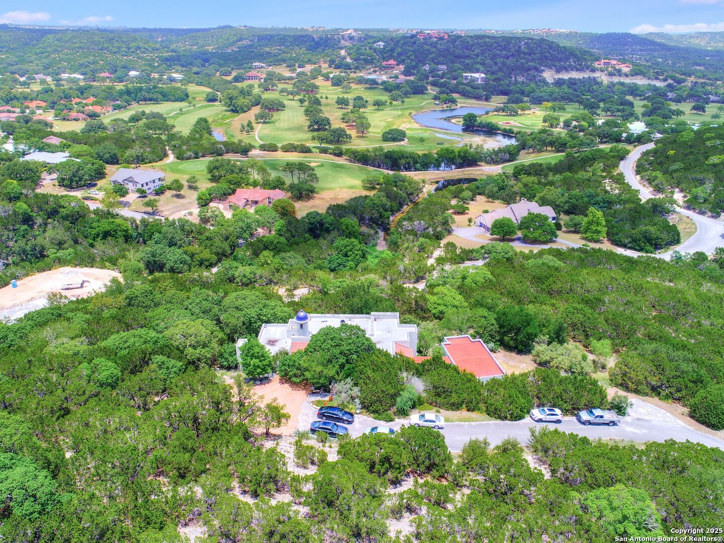 110 Axis Circle Boerne, TX 78006 - Photo 23 of 29 an aerial view of residential houses with outdoor space and trees