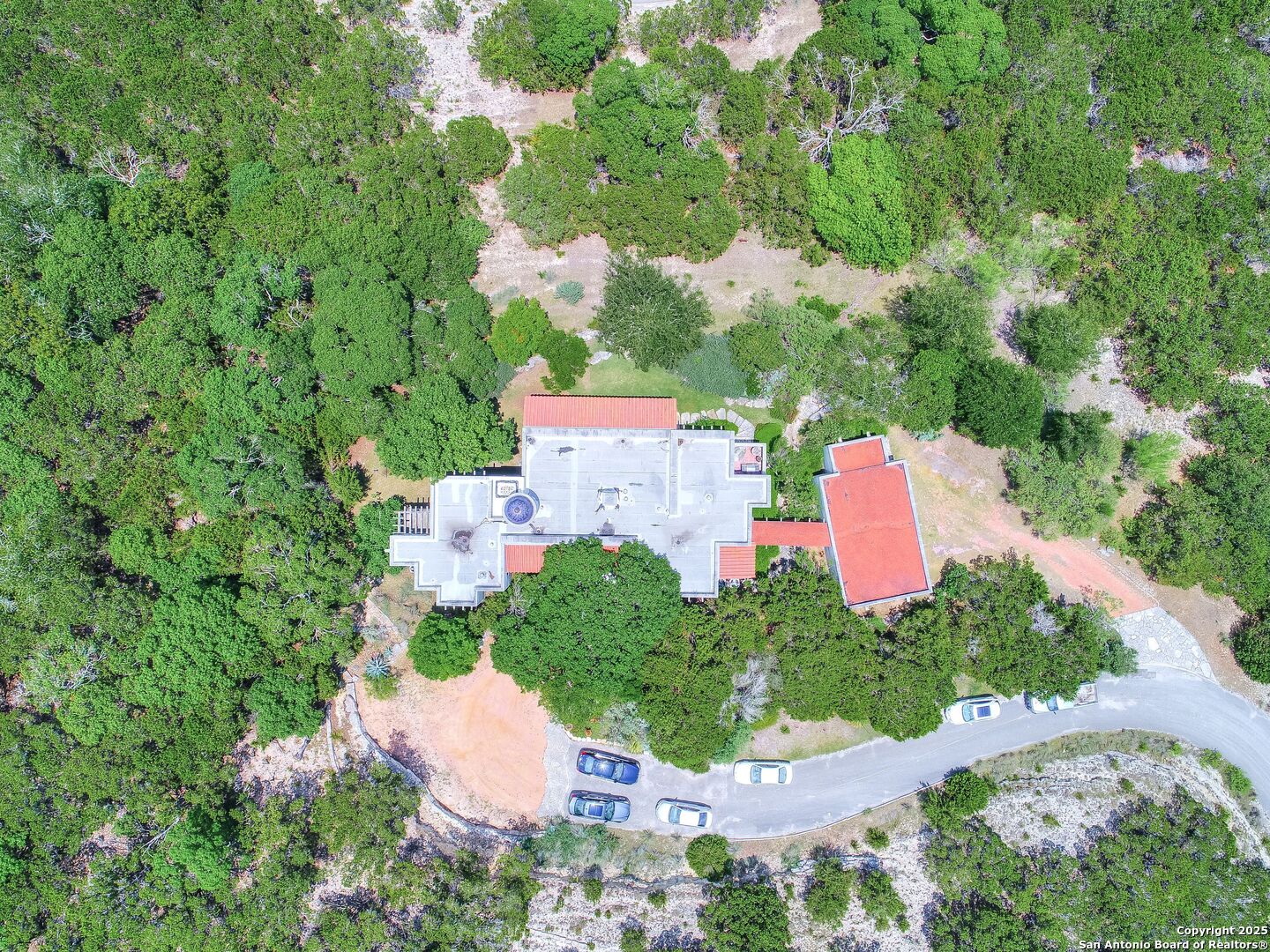 110 Axis Circle Boerne, TX 78006 - Photo 25 of 29 an aerial view of a house with a yard and lake view