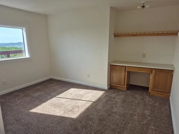 an empty room with an empty space