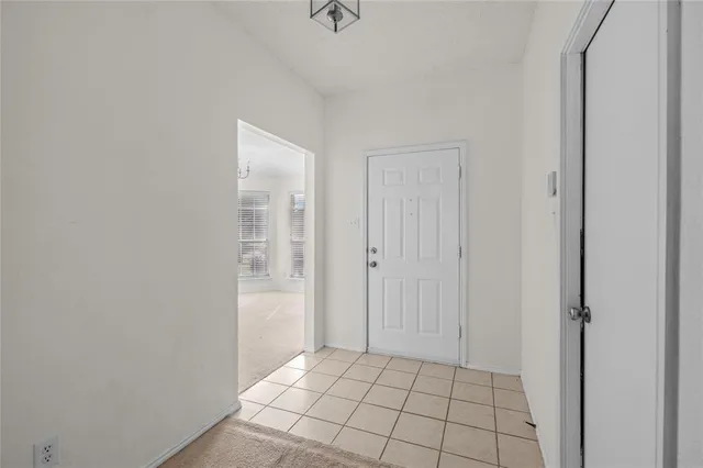 a view of an empty room