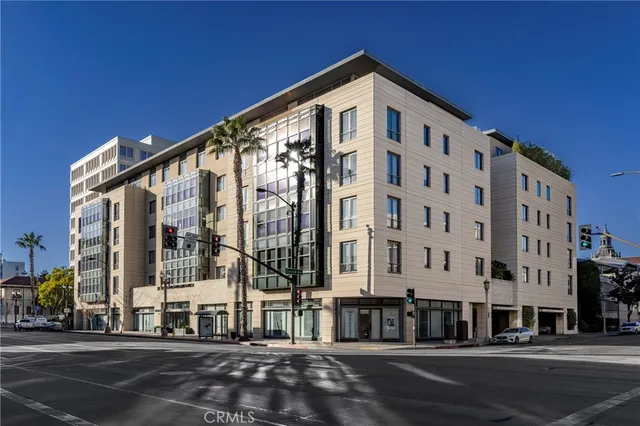 a front view of a building