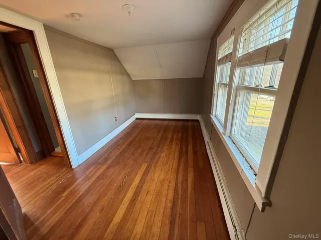 a view of wooden floor in a room